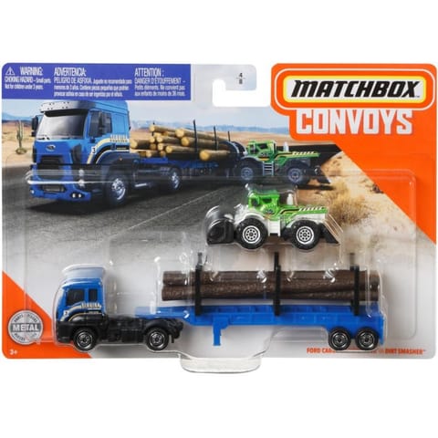 MATCHBOX - CONVOYS - FORD CARGO & LOGGER BED