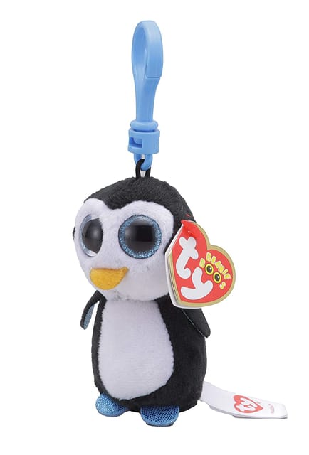 TY WADDLES PENGUIN CLIP