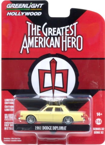 Greenlight Die cast - Hollywood - The Greatest American Hero - 1981 Dodge Diplomat