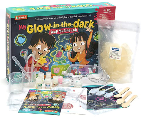 Explore My Glow In The Dark Soap Making Lab