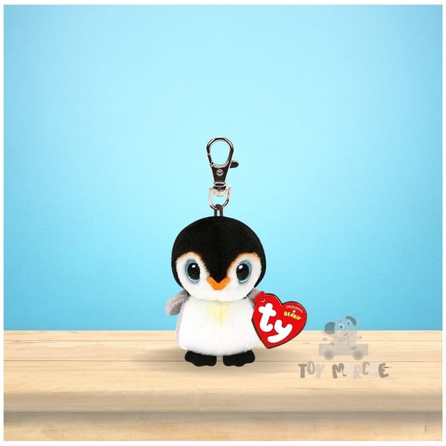 Ty Beanie Boo Pongo Penguin Clip