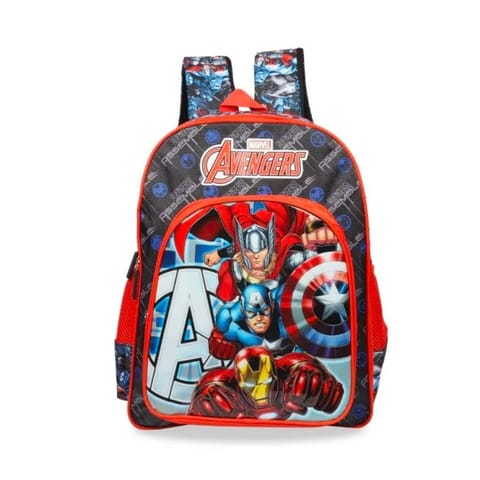 Marvel Avengers Assemble School Bag 41 Cm Red & Black