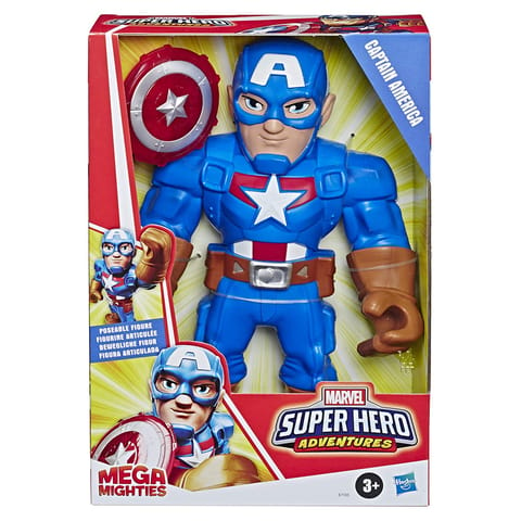 Playskool Heroes Mega Mighties Marvel Super Hero Adventures Captain America