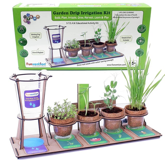 Funvention Garden Drip Irrigation Kit DIY Science Educational Toy