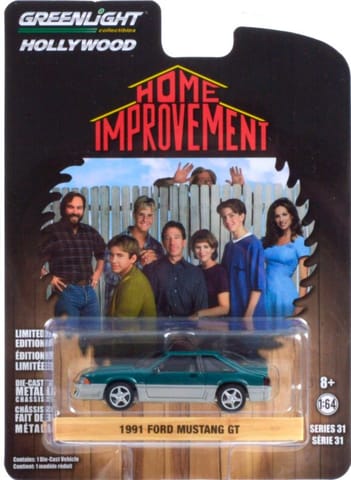 Greenlight Die cast Hollywood Home Improvement 1991 Ford Mustang GT