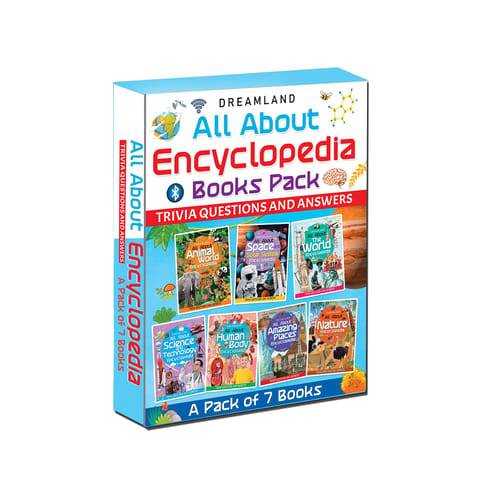 Dreamland Children Encyclopedia Books Pack for Age 5 - 15 Years