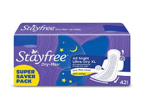 Stayfree Dry Max Xl 42 Pads