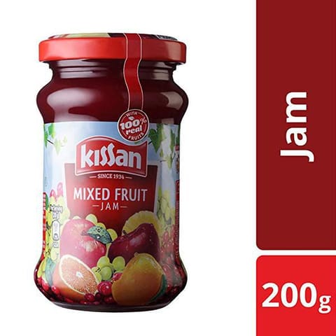 kissan mixed fruit jam 200g