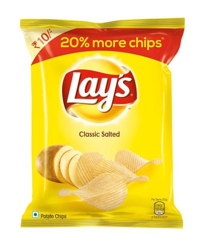 lays potato chips classic salted 30g