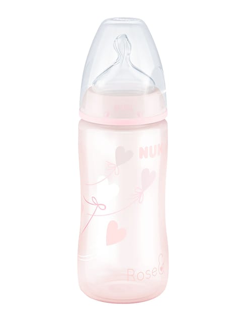Nuk First Choice Plus Baby Rose Bottle 300ml With Teat