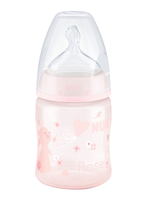 Nuk First Choice Plus Baby Rose Baby Bottle 150ml With Teat
