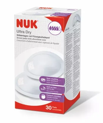 Nuk Ultra Dry Breast Pads 30Pcs