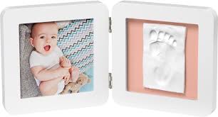 Baby Art My Baby Touch Simple print frame-White