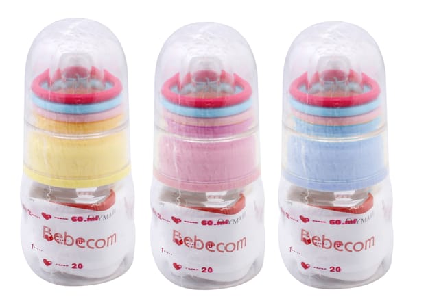 Bebecom Plastic Feeding Bottle 60ml A371