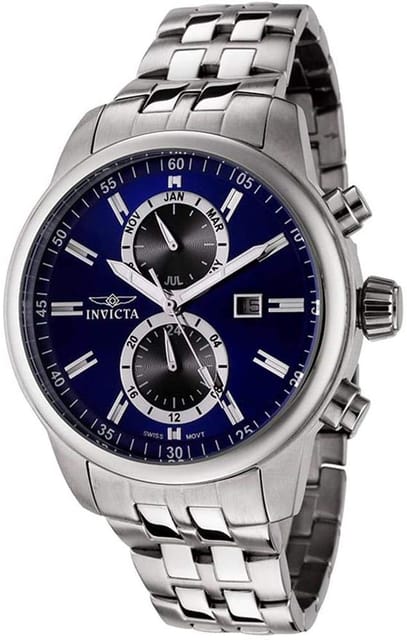 Invicta Casual Watch For Men Analog Stainless Steel - 0251