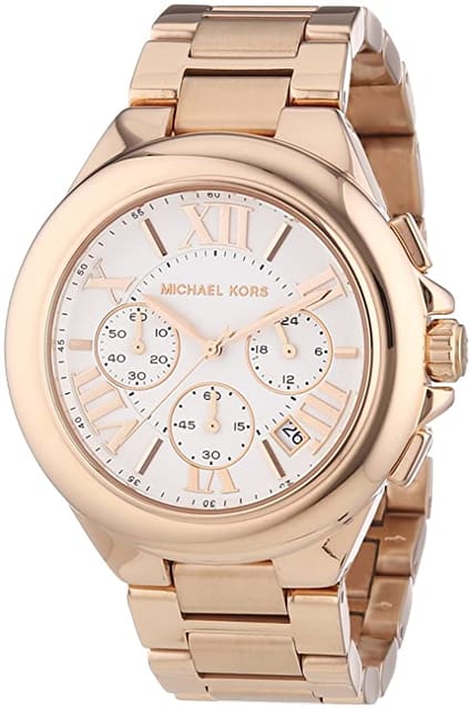 Michael Kors Camille Watch for Women - Analog Stainless Steel Band - MK5757