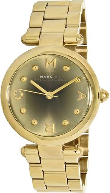 Marc Jacobs Women's Dotty MJ3448 Gold Stainless-Steel Quartz Fashion Watch