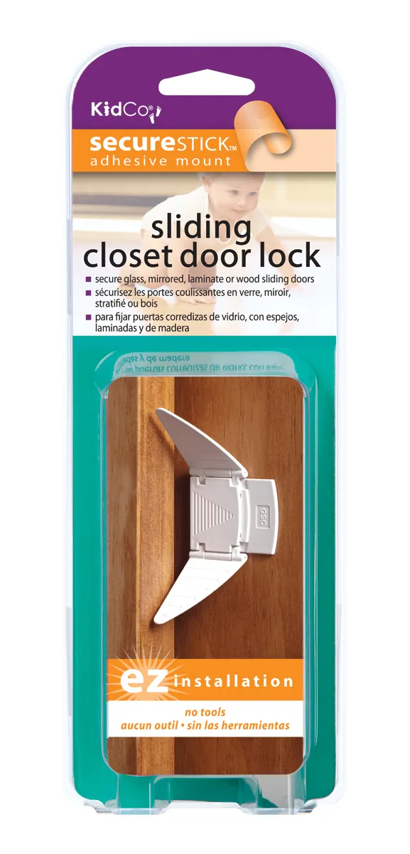Kidco Sliding Closet Door Lock 2 Pack, How To Secure Sliding Closet Doors