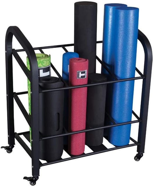 Body Solid Foam Roller And Yoga Mat Rack
