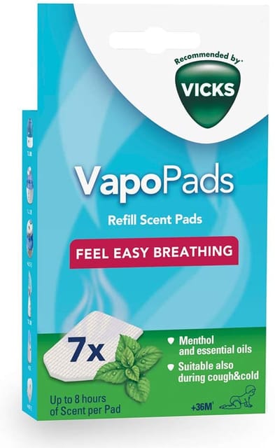 Vicks Vapopads Menthol-7 Scent Pads - Vh7/Vh7V1
