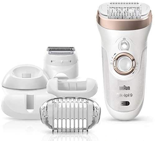 Braun Silk-Epil 9 9-561 Wet & Dry Cordless Epilator/Epilation + 6 Extras