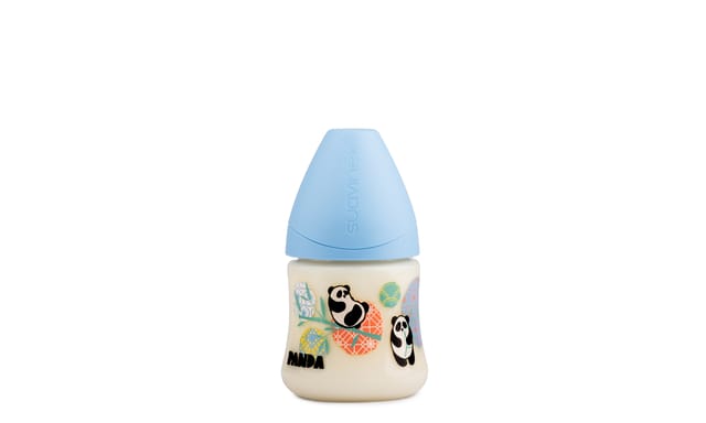 Suavinex Feeding Bottle 150 S T1S Blue Panda L1