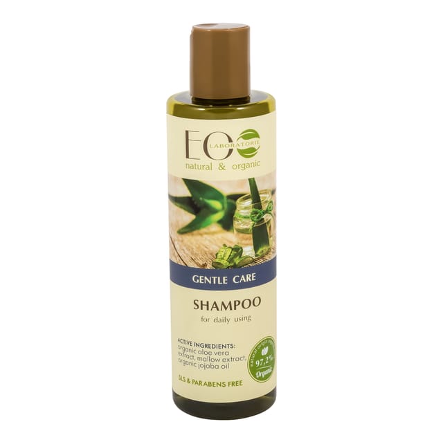 Eo Laboratorie Organic Gentle Care Shampoo For Daily Using With Aloe Vera 250ml