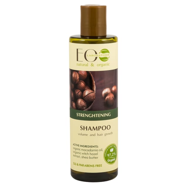 Eo Laboratorie Organic Strengthening Shampoo, Macadamia Oil, 250ml