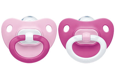 Nuk Fashion Silicon Soother 6-18M Pink - Pack Of 2