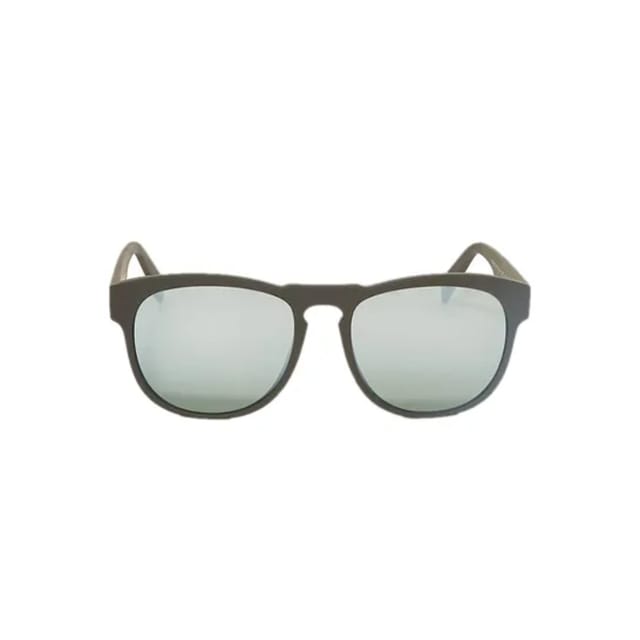 Italia Independent Unisex Wayfarer Shape Sunglasses Matt Black Acetate Frame 0902.009.000