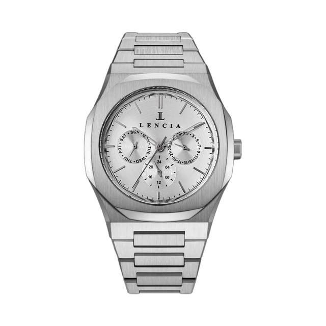Lencia Men's Stainless Steel Chronograph Watch LC1015H1