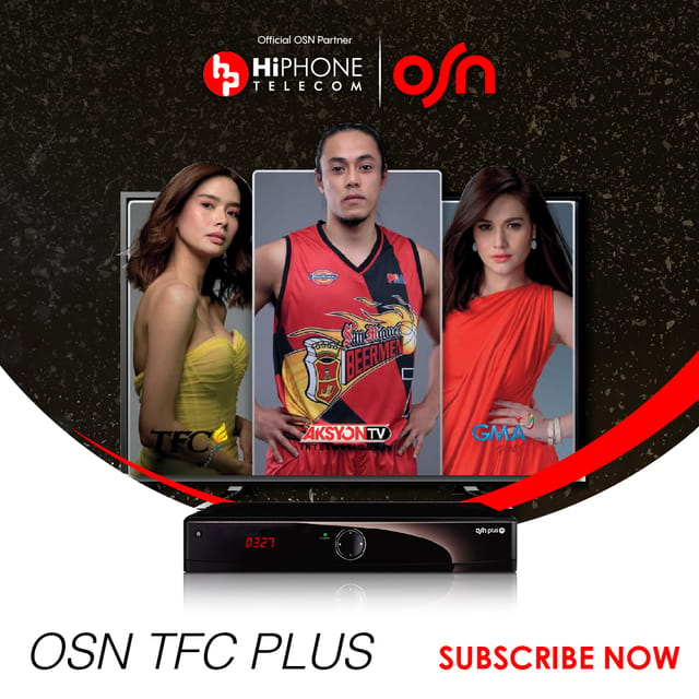 OSN HD satellite receiver with OSN TFC Plus Package for one Year