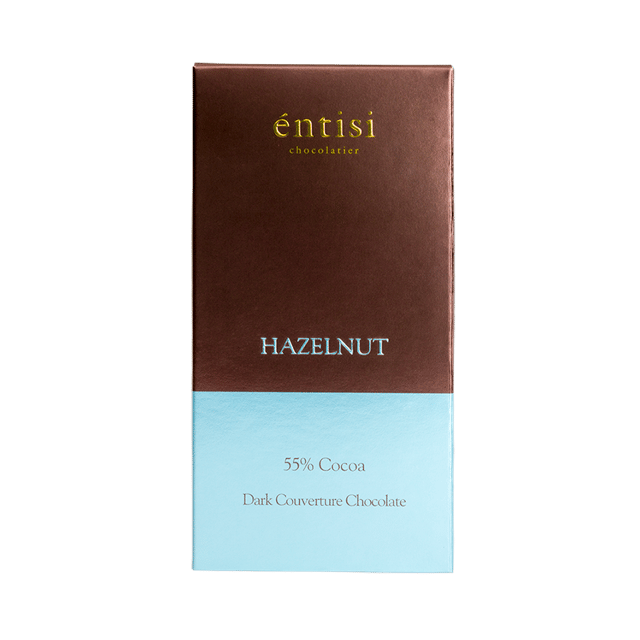 Entisi Hazelnut Chocolate Bar - 80 g (Pack of 2)