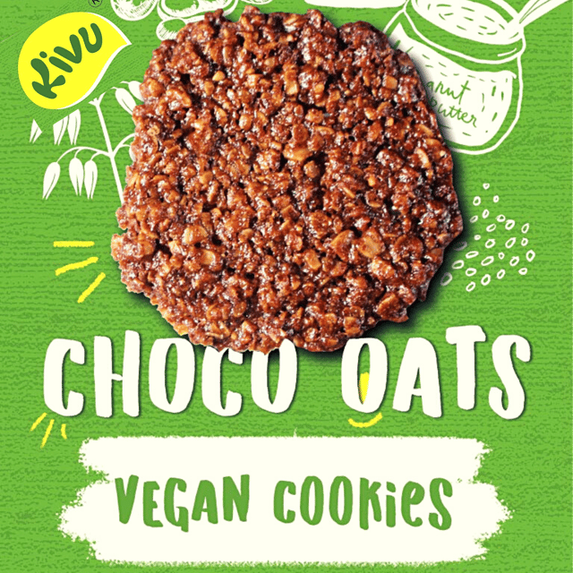 Kivu Choco Oats Vegan Cookies (Sun Baked)