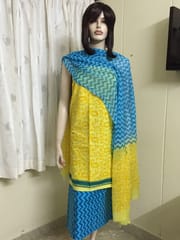 Cool Block Print Dress Material