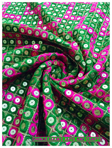 Chamkila Kutchwork Fabric