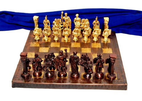 Brass Chess - 13.5*13.5*4 inch (BS363 H)