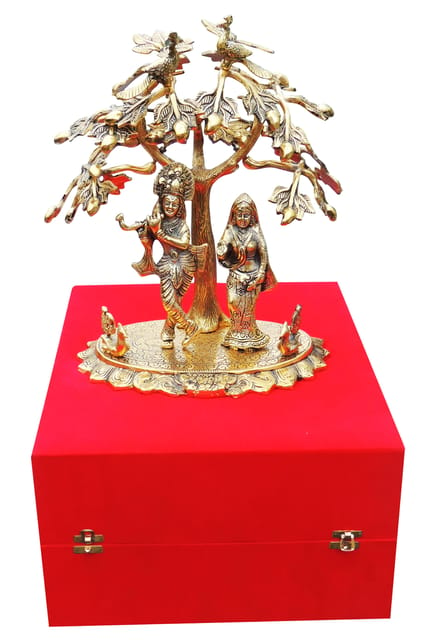 Aluminium R K Standing Tree Gold -12*9*16 Inches (AS201 G)