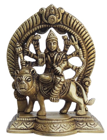 Brass Durga Ji God Statue Idol  3.5*2.2*4.5 Inch (BS1044 E)