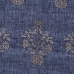Spun Floral Print - Navy Blue - KCC93245