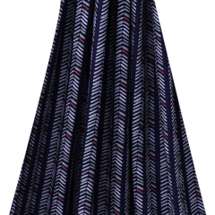 Pashmina Stripe Print - Navy Blue - KCC50144