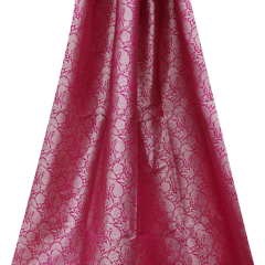 Pure Brocade Traditional Patter Silver Zari Work - Magenta Pink - KCC167240