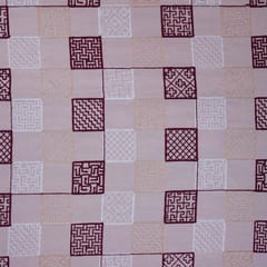 Linen geometrical Print - Dust Pink - KCC78214