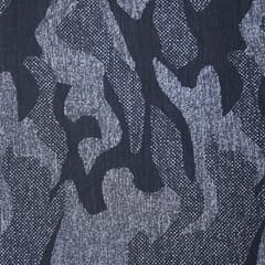 Woolen Blue and grey Army Print - KCC75869