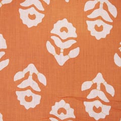 Cotton Floral  Batik Print - Orange-  KCC165337