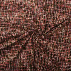 Burnt Tone Woolen Fabric - KCC190869