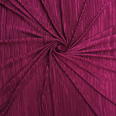 Wine shade Stripe Crush Satin Fabric - KCC185125