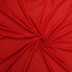 Scarlet Red Stripe Textured Mahi Silk fabric - KCC191473