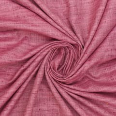 Coral Pink Textured Mahi Silk fabric