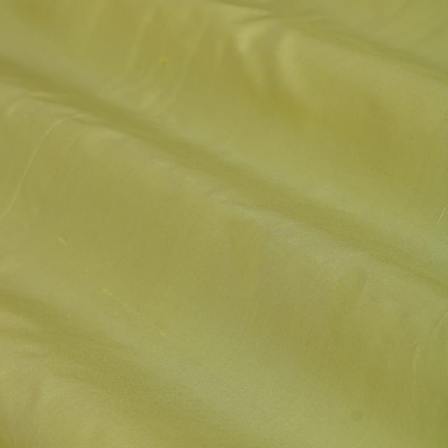Lemon Yellow Dupion Silk Fabric